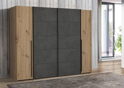 Image de Armoire de chambre à coucher 270 cm - Modèle au choix