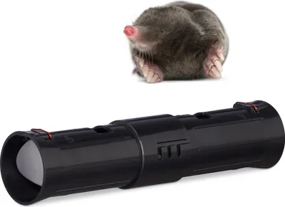 Immagine prodotto di Set di 3 trappole per talpe, trappola per cattura viva, lunghezza regolabile, con aperture di controllo, rispettosa degli animali, in plastica, nera