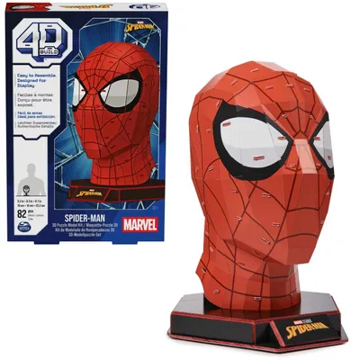Obrázok produktu pre 4D Build FDP FAP Marvl Spiderman Mask GML, Stavebnica, 12 rok / roky, 82 kusov, 335,658 g