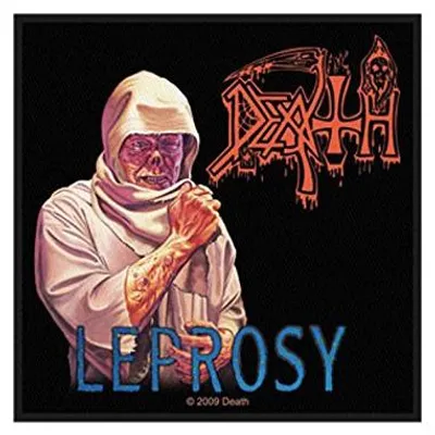 Death Leprosy Patch, 10,5 x 9,5 cm, Aufbügler