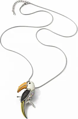 Produktbild von Lange Kette Tukan mit Vogelanhänger von collezione alessandro
