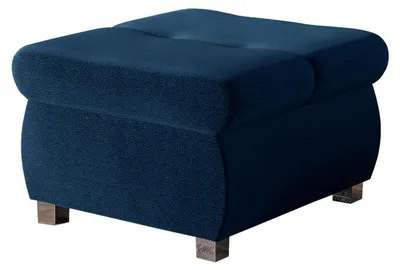 Produktbild von MIRJAN24 Polsterhocker Orkan Klein, Moderne Sitzhocker vom Hersteller, Holzkonstruktion, 60x60x39 cm (Farbe: Kronos 09)