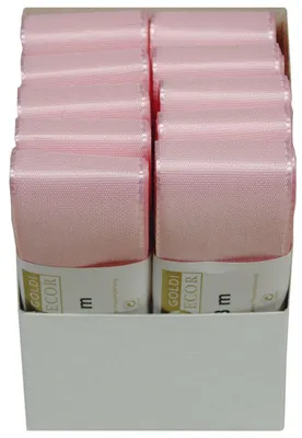 Imagen del producto de Goldina® 1445040211003, cinta adhesiva básica para tapicería, 40 mm x 3 m, color rosa