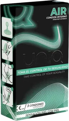 Produktbild von Uniq - Air Latexfreies Weibliches Kondom 3 Einheiten