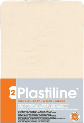 Produktbild von Herbin 750g Plastiline HG 50 - elfenbein
