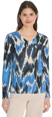 Productafbeelding van Cecil geruite blouse, universele blauwe melange, maat XL