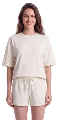 Produktbild von BOSS Damen-Sommerpyjama aus Baumwolle mit kurzen Ärmeln 50561609
