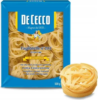 Immagine prodotto di De Cecco Tagliatelle Semola Nr. 203 - 500 gr.