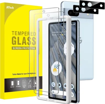 Produktbild von Schutzfolie für Google Pixel 7a 6,1 Zoll 2 Stück Panzer Schutz Glas Displayschutz HD Klar