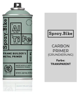 Produktbild von SPRAY.BIKE 400 ml P&F - transparenter Carbon Primer für Carbon Rahmen
