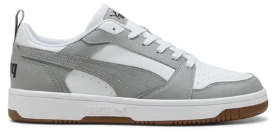 Produktbild von PUMA Rebound V6 Low Uni Sneaker, Puma Weiß Grau Echo Puma Schwarz, 40.5 EU