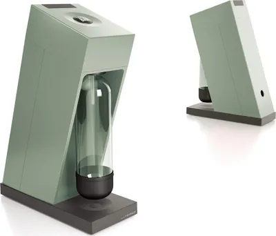 Produktbild von LIMO BAR Wassersprudler Kante Grau Maße: 45,5 × 15,5 × 32,5 cm (H×B×T)