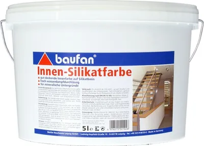Produktbild von Baufan Innen-Silikatfarbe weiß 5l 021026