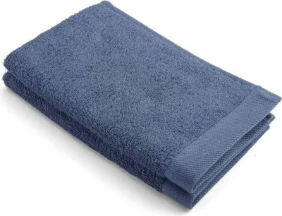 Produktbild von Remade Baumwolle gästetuch 30x50cm blau (2 stück)