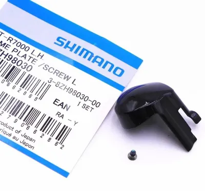 Image de Shimano Badge avec vis pour ST-R7000 noir gauche