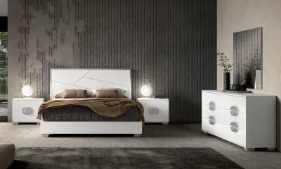 Produktbild von Schlafzimmer-Set Diva 5-Teilig in Weiß 200 x 200 cm