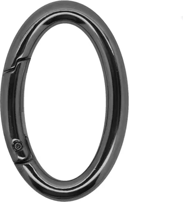 Oval Karabiner 48mm anthrazit