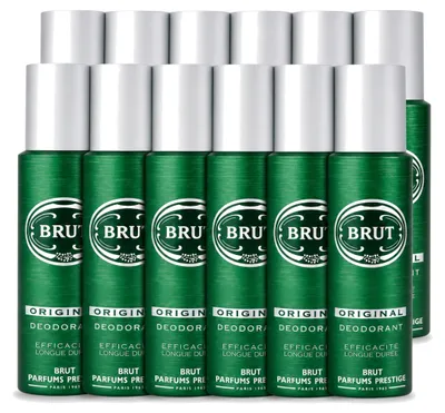 Produktbild von 12 x Brut Original Deodorant Spray - 200 ml - Vorteilspackung - 12 Stücke