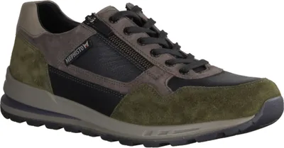 Produktbild von Mephisto Bradley Herren, Schnürer, Halbschuhe, Leder, Khaki - Herrenschuhe Sneaker / Schnürschuh, Grün, leder 