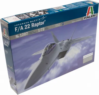 F-22 Raptor Modellbausatz 1:72, 1207 Teile