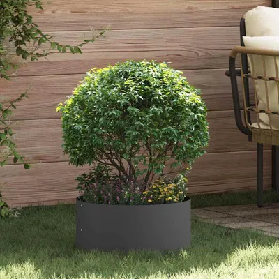 Produktbild von "2026 MODERNE"Gartenpflanzgefä/Pflanzenring Moderne - Pflanzkübel - Blumentopf Schwarz 40x40x20cm Kaltgewalzter Stahl Promotion973873 - Beete