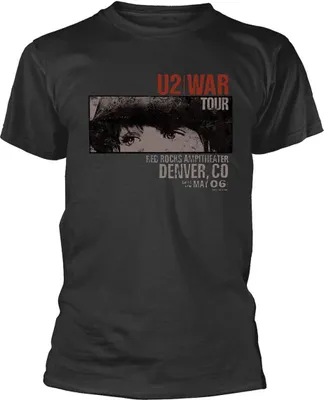 Produktbild von U2 War Red Rocks Vintage Black XL T-Shirt