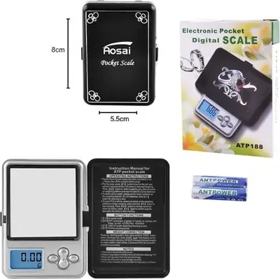 Obrázek produktu pro Mini digitální kapesní váha 200g/0.01g.