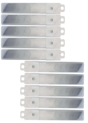 Produktbild von 100 Profi Abbrechklingen 18mm für Cutter & Teppichmesser - Scharf, Robust, Vielseitig Einsetzbar, Schwarz