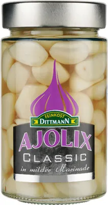 Immagine prodotto di Delicatessen Dittmann Ajolix Classic spicchi d'aglio sott'aceto 235g