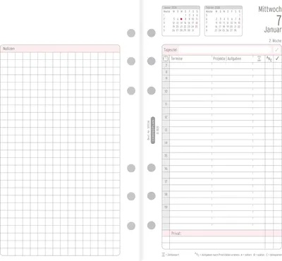 Immagine prodotto di CHRONOPLAN Set annuale 2026 Midi 96 x 172 mm