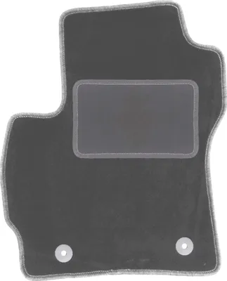 Produktbild von Fahrerfußmatte Velours graphit passend für Mazda Premacy II (2005-2010, 7 Personen) – mit Befestigungen – passgenau
