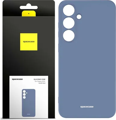 Immagine prodotto di Custodia in silicone SPACECASE Custodia in silicone per Galaxy S24+ Blu