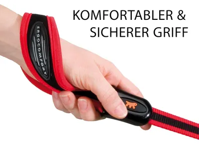 Obrázek produktu pro Ergocomfort gm25/55 - Vodítko pro psy, červené
