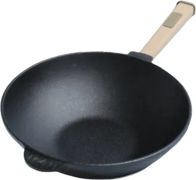 Obrázek produktu pro Litinová pánev wok, 25 cm