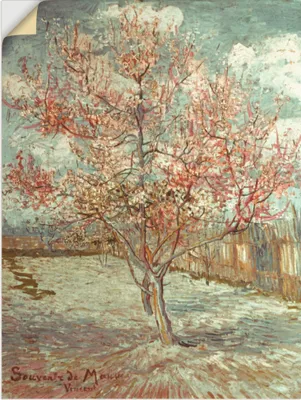 Produktbild von ARTland Wandbild, selbstklebend Blühender Pfirsichbaum, 1888 Größe: 45x60 cm