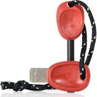 Produktbild von Light My Fire Swedish FireSteel  scout 2in1, Magnesium, Rot, Schweden