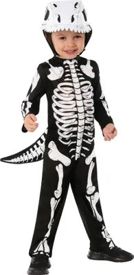 Produktbild von Dino Skelett - Faschingskostüm Kinder Karneval Kindergröße: 116