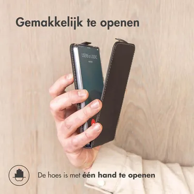 Productafbeelding van Accezz Flipcase voor de Samsung Galaxy S26 - Zwart