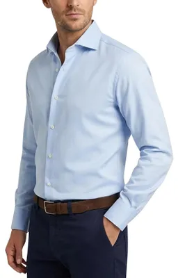 Produktbild von Profuomo Hemd Slim Fit Himmelblau Two Ply