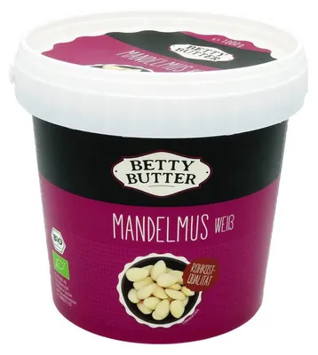 Produktbild von Betty Butter Bio Mandelmus weiß 4x1kg