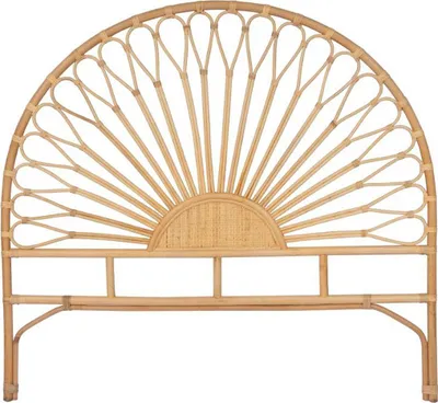 Produktbild von Bettkopfteil - Rattan - 140 cm - Naturfarben - SOLIA
