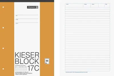 Obrázek produktu pro Kieser Block DIN A4 liniert