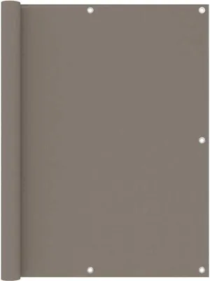Obrázek produktu pro Balkónová zástěna taupe 120 x 400 cm oxfordská látka
