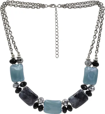 Produktbild von Steuer Modeschmuck Collierkette Metall 45+7cm grau 445050071