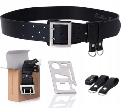 Produktbild von SEPHER Militär Ledergürtel Breit 4,4 cm Herren