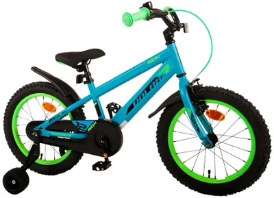 Image de Volare Rocky Children's Bicycle - Garçons - 16 pouces - Vert - Deux freins à main