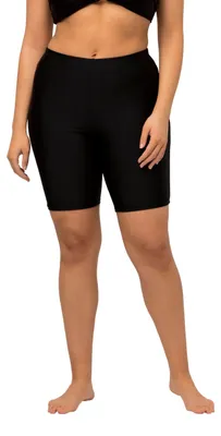 Produktbild von Ulla Popken Damen Schwimmradler Badehose Schwarz 62