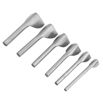 Obrázek produktu pro Děrovač ve tvaru V , řezák na konce opasků, řemeslo na kůži, děrovač C, nástroje na děrování řemínků, nástroj na děrování kůže