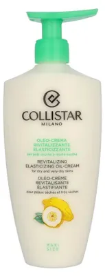 Produktbild von Collistar Revitalizing Elasticizing Oil-cream, Creme, Frauen, Aufhellend, Elastizität, Reparatur, Revitalisierend, trockene Haut, Sehr trockene Haut, 400 ml, Pumpenflasche