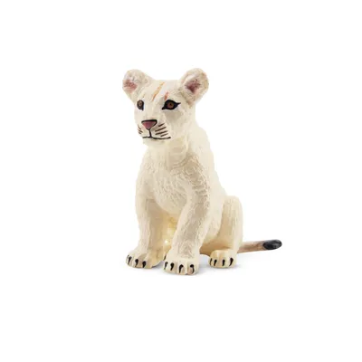 Produktbild von Toymany ML00193-2 Weißes Löwenjunges 5,6 cm Wildtiere